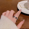 Wholesale Copper Star Open Ring For Women With Electroplating Design