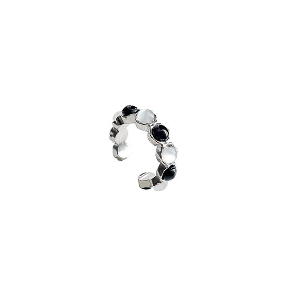 Wholesale Copper Star Open Ring For Women With Electroplating Design