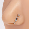 Wholesale Copper Ushaped Electroplated Nonperforated Nose Clip Puncture Jewelry For Women