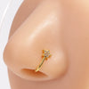 Wholesale Copper Ushaped Electroplated Nonperforated Nose Clip Puncture Jewelry For Women