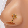 Wholesale Copper Ushaped Electroplated Nonperforated Nose Clip Puncture Jewelry For Women