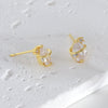 Wholesale Copper Water Drop Shape Electroplated Simple Style Women's Earrings Jewelry