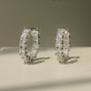Wholesale Copper Women's Geometric Zirconia Microinlaid Earrings