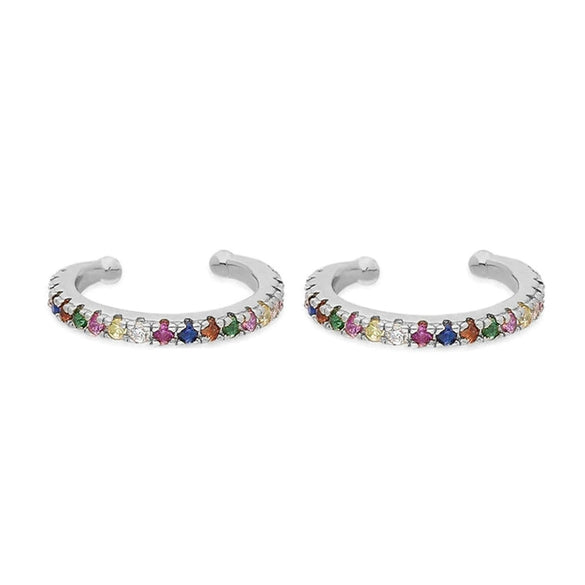 Wholesale Copper Women's Geometric Zirconiaencrusted Ear Clip