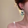 Wholesale Copper Zircon Butterfly Dragonfly Insect Diamond Earrings Highend Style