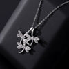 Wholesale Copper Zircon Electroplated Gold Dragonfly Pendant Necklace For Women Minimalist Animal Style