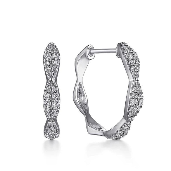 Wholesale Copper Zircon Geometric Elegant Circle Earrings For Women