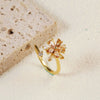 Wholesale Copper Zircon Geometric Fingertip Ring Anxiety Relief Focus Toy