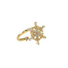 Wholesale Copper Zircon Geometric Fingertip Ring Anxiety Relief Focus Toy