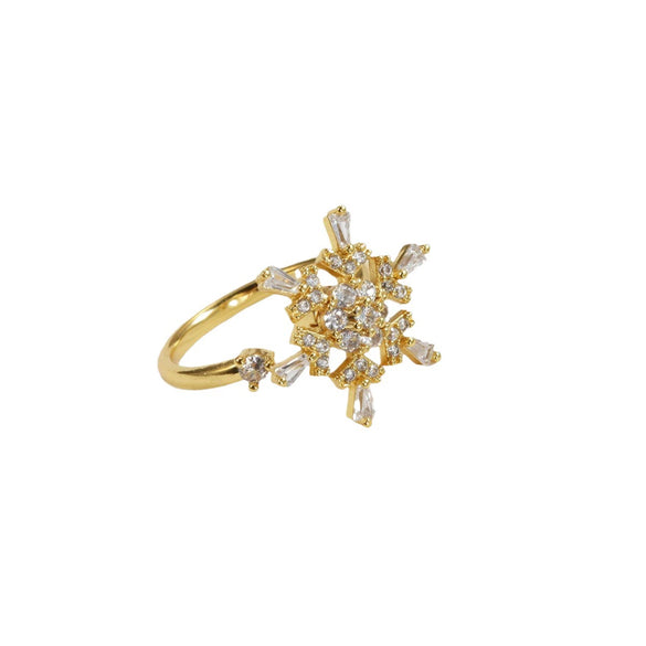 Wholesale Copper Zircon Geometric Fingertip Ring Anxiety Relief Focus Toy