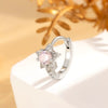 Wholesale Copper Zircon Inlay Geometric Fivepointed Star Earrings