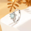 Wholesale Copper Zircon Inlay Geometric Fivepointed Star Earrings