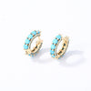 Wholesale Copper Zircon Inlay Women's Simple Light Luxury Earrings