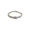 Wholesale Copper Zircon Letter Bracelet Gold Electroplated For Women Cool Style