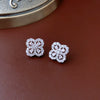 Wholesale Copper Zirconia Flower Hollow Women's Highend Clavicle Necklace