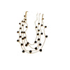 Wholesale Copper Zirconia Geometric Multilayered Clavicle Necklace For Women