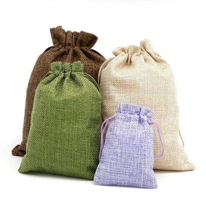 Wholesale Cotton And Linen Cloth Bag Drawstring Drawstring Pouch Bodhi Plate Bead Jewelry Bag Jewelry Jewelry Bag  Hot Sale Direct Sales