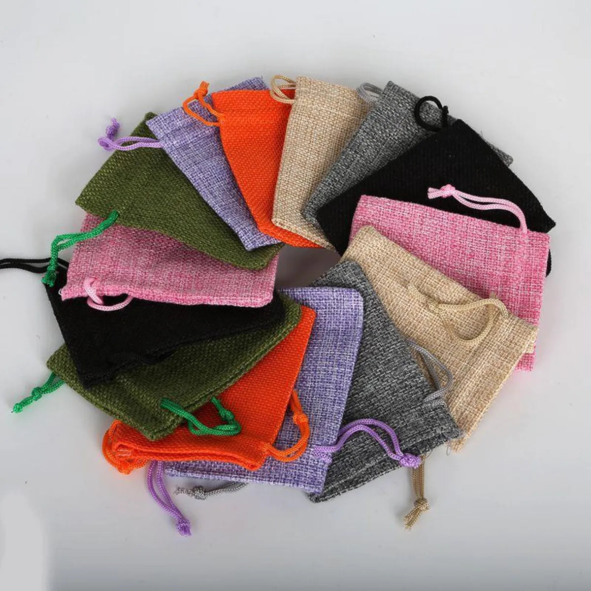 Wholesale Cotton And Linen Cloth Bag Drawstring Drawstring Pouch Bodhi Plate Bead Jewelry Bag Jewelry Jewelry Bag  Hot Sale Direct Sales