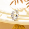 Wholesale Couple And Women's Cross Zirconia Earrings Copper Material Geometric Style