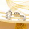 Wholesale Couple And Women's Cross Zirconia Earrings Copper Material Geometric Style
