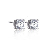 Wholesale Couple Earrings Sterling Silver 925 Geometric Pattern With Diamond Eight Heart Eight Arrows