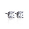 Wholesale Couple Earrings Sterling Silver 925 Geometric Pattern With Diamond Eight Heart Eight Arrows
