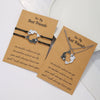 Wholesale Couple Necklace Alloy Geometric Handmade Yin Yang Tai Chi Bagua Fish Design Ochain