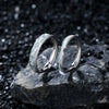 Wholesale Couple Open Ring S925 Sterling Silver Animal Zodiac Electroplated Jewelry