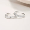 Wholesale Couple Pair Ring 925 Silver Angel Feather Style With Diamond Design