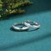 Wholesale Couple Ring S925 Sterling Silver Allmatch Style Electroplating Opening Ring