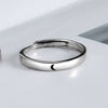 Wholesale Couple Ring S925 Sterling Silver Electroplated Sun Moon And Stars Design
