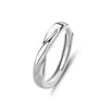 Wholesale Couple Ring 925 Sterling Silver Geometric Style Opening Ring