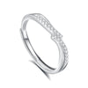 Wholesale Couple Ring 925 Sterling Silver Heart Shaped Allmatch Style Open Ring