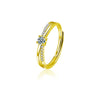 Wholesale Couple Ring 925 Sterling Silver Moissanite Heart Shape Set With Diamonds Minimalist Design