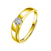 Wholesale Couple Ring 925 Sterling Silver Moissanite Heart Shape Set With Diamonds Minimalist Design