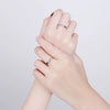 Wholesale Couple Ring Sterling Silver Unicorn Design Electroplated