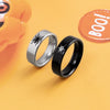 Wholesale Couple Rings Stainless Steel Hip Hop Style With Spider Web Animal And Zodiac Patterns Electroplated