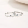 Wholesale Couple Style 925 Silver Ring With Star Shape And Diamond Design