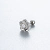 Wholesale Couple Style Titanium Steel Screw Ear Nails With Eight Hearts Eight Arrows And Animals Zodiac Pattern Zircon