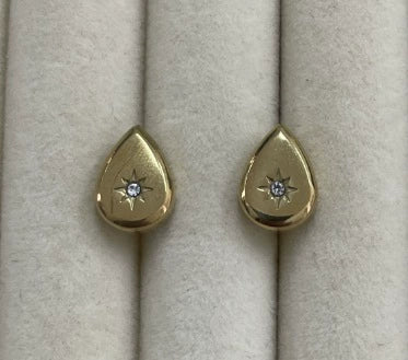 Wholesale Couple Titanium Steel And Stainless Steel Electroplated Water Drop Square Pendant Oshaped Chain Clavicle Necklace Jewelry For Women