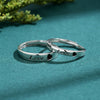 Wholesale Couple's Ring 925 Sterling Silver Heart Design Electroplated