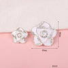 Wholesale Creative Alloy Jewelry Camellia Flower Pendant Electroplated For Female Mobile Phone Beauty Accessories