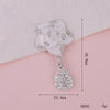 Wholesale Creative Alloy Jewelry Camellia Flower Pendant Electroplated For Female Mobile Phone Beauty Accessories
