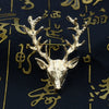 Wholesale Creative Elk Brooch With Golden Antlers For Women Alloy Material Electroplating Design