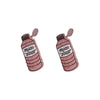 Wholesale Creative Painted Printing Pink Bottle Exaggerated Acrylic Earrings For Women