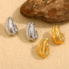 Wholesale Creative Personality Stainless Steel 18K Gold Plated Geometric Fashion Drop Earrings For Women