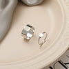 Wholesale Creative Punk Couple Ring Set Alloy Electroplated Peach Ring