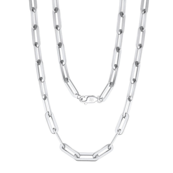 Wholesale Cross Chain Necklace 925 Sterling Silver Geometric Style Electroplated