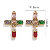 Wholesale Cross Jewelry High Quality Stainless Steel Titanium Steel Plated 18K Gold Oil Pressure Process Totem Pattern