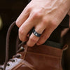 Wholesale Cross Jewelry Stainless Steel Geometric Ring With Electroplating